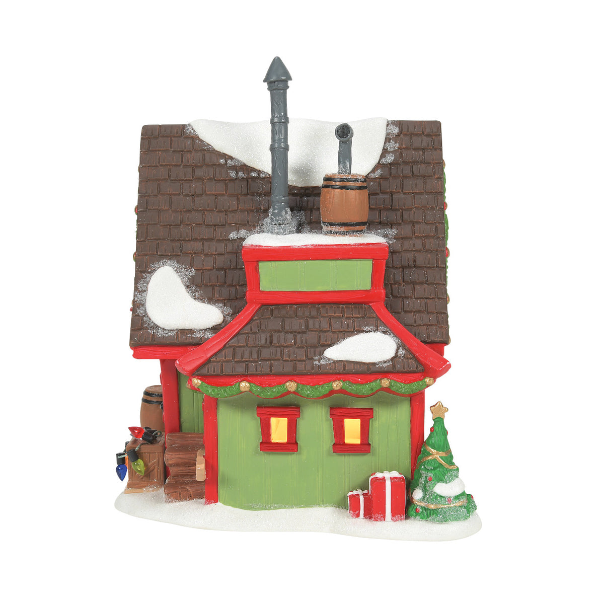 Department 56 Disney Village Christmas House - Mickey Mouse's Clubhouse - 19cm | Delivery ± 3 weeks