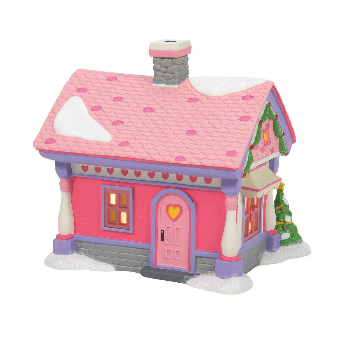 Department 56 Disney Village Christmas House - Minnie Mouse's Shoe Boutique - 15.5cm | Delivery ± 3 weeks