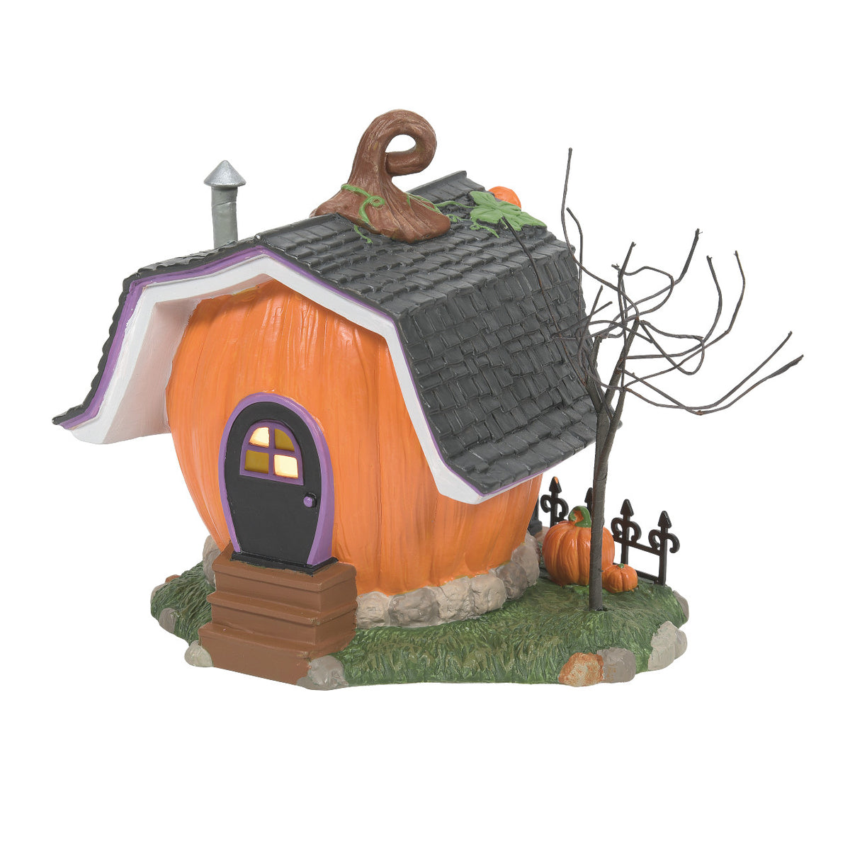 Department 56 Disney Village Halloween House - Pumpkintown Carving Studio - 14cm | Delivery ± 3 weeks
