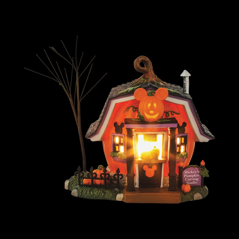 Department 56 Disney Village Halloween House - Pumpkintown Carving Studio - 14cm | Delivery ± 3 weeks