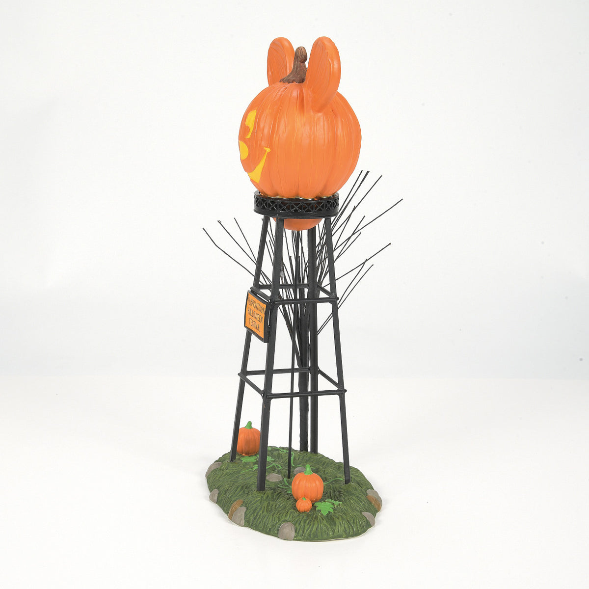 Department 56 Disney Village Halloween Decoration - Pumpkintown Water Tower - 30.5cm | Delivery ± 3 weeks