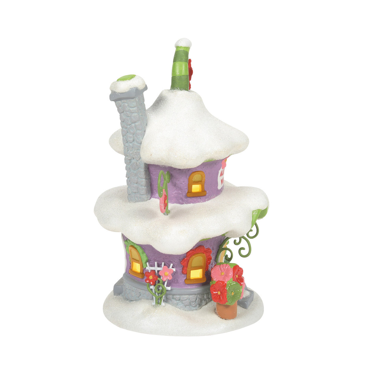 Department 56 The Grinch Village Christmas House - Auntie Who's House - 20.5cm | Delivery ± 3 weeks