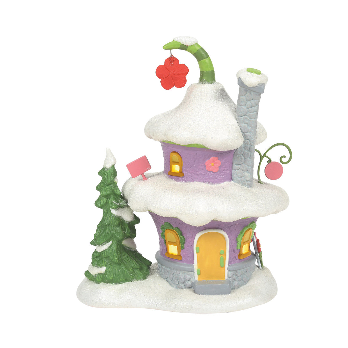 Department 56 The Grinch Village Christmas House - Auntie Who's House - 20.5cm | Delivery ± 3 weeks