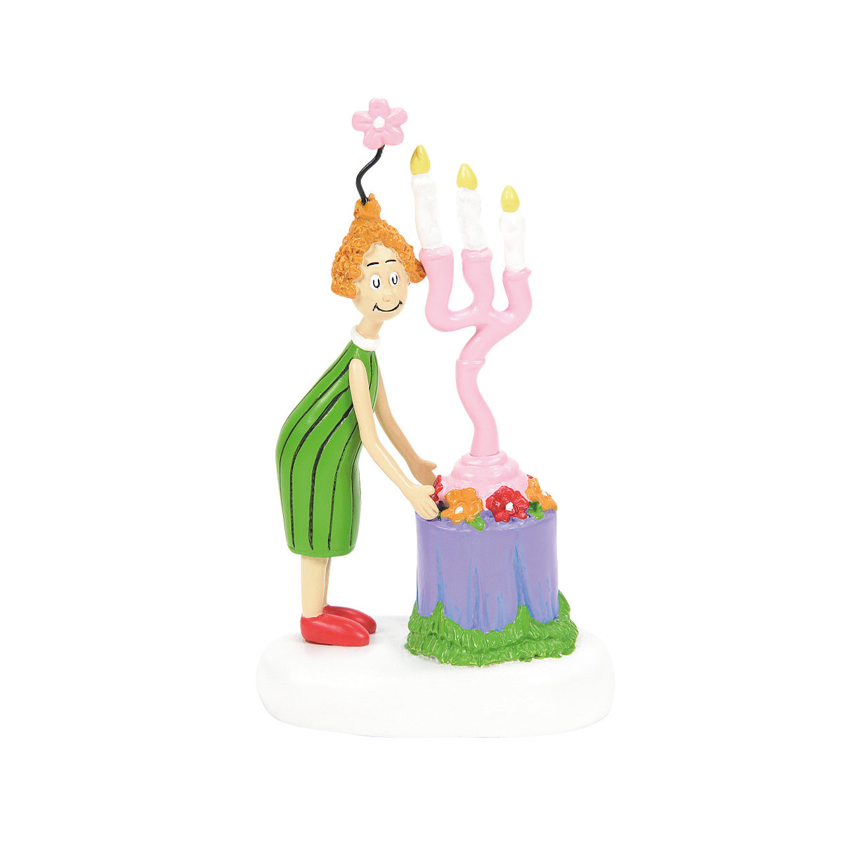 Department 56 The Grinch Village Christmas Decoration - Auntie Who's Centrepiece - 9cm | Delivery ± 3 weeks