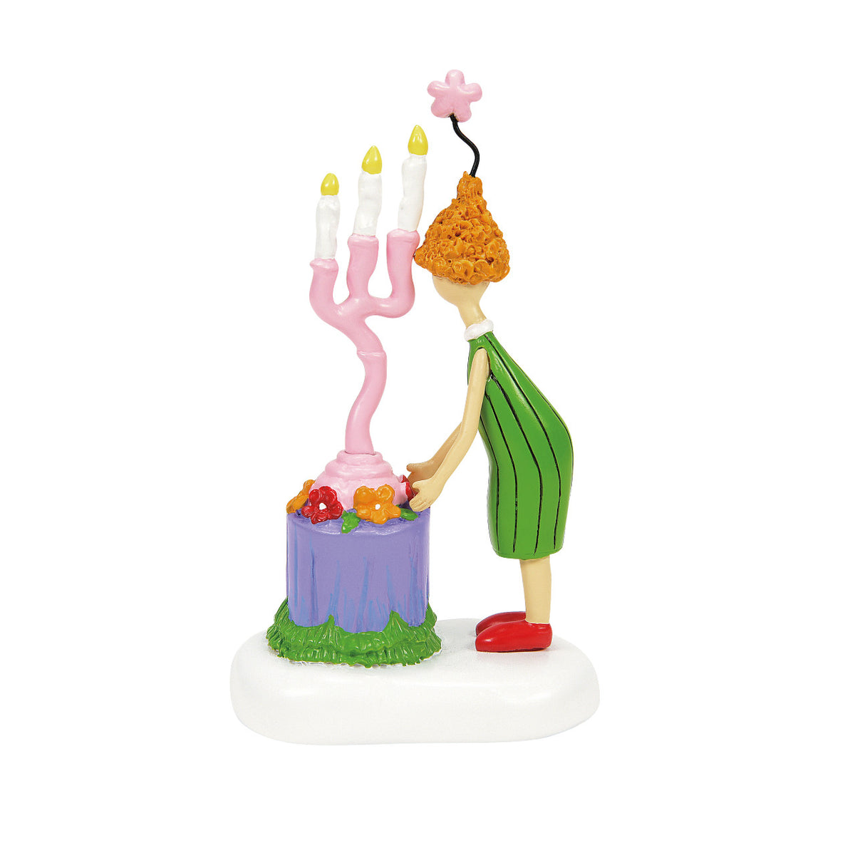 Department 56 The Grinch Village Christmas Decoration - Auntie Who's Centrepiece - 9cm | Delivery ± 3 weeks
