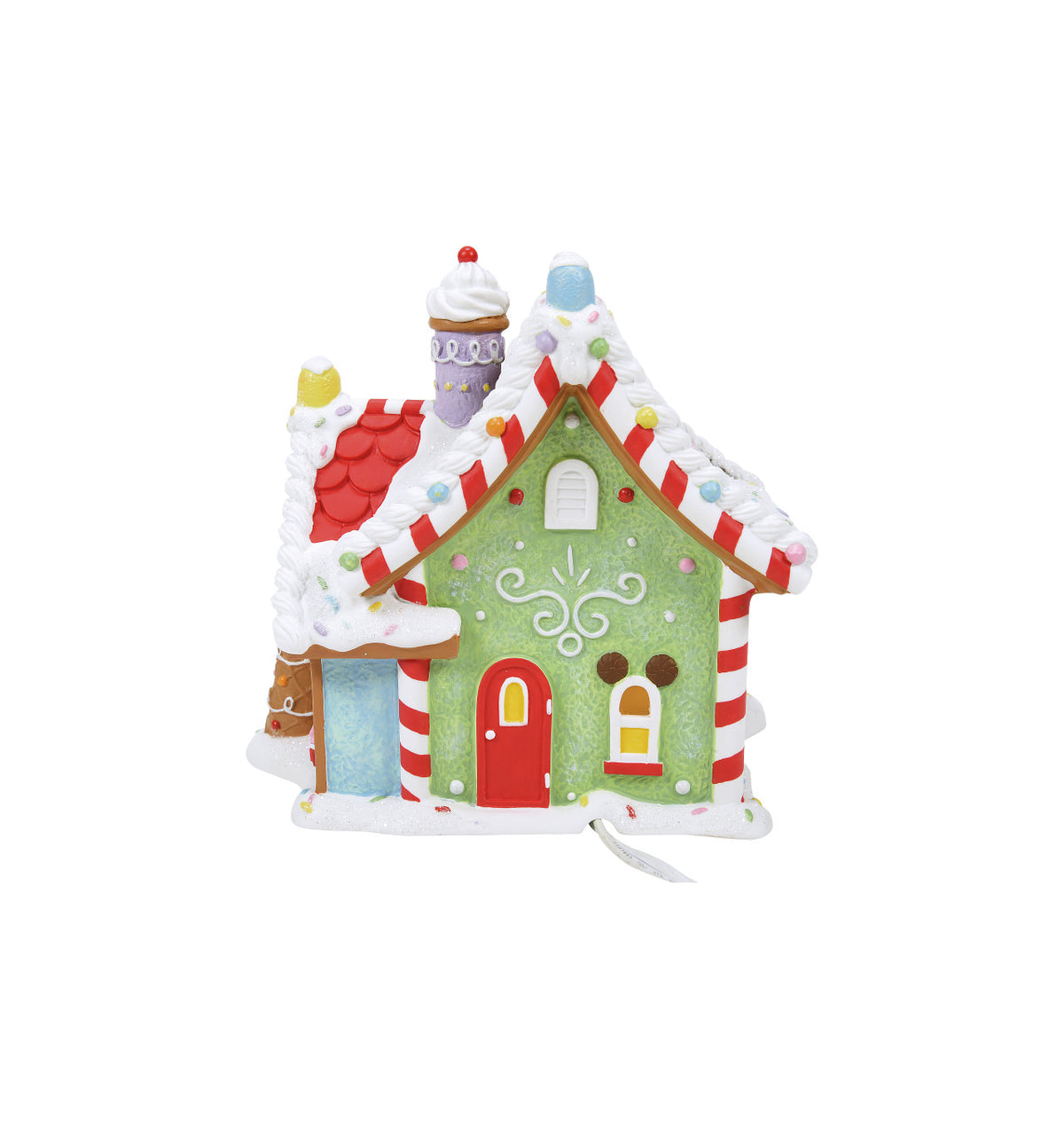 Department 56 Disney Village Christmas House - Mickey's Peppermint Villa - 17cm | Delivery ± 3 weeks
