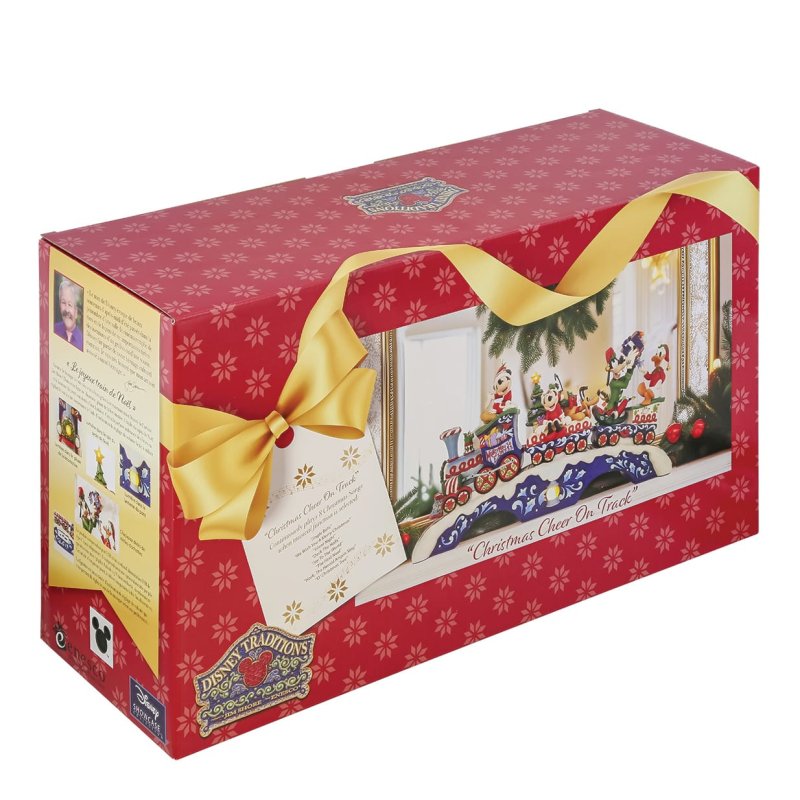 Disney Traditions by Jim Shore Christmas Figurine - Mickey & Friends LED Musical Train - 42cm | Delivery ± 3 weeks