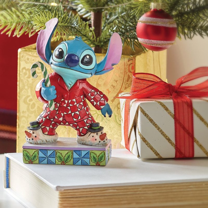 Disney Traditions by Jim Shore Christmas Figurine - Stitch in PJs - 12cm | Delivery ± 3 weeks