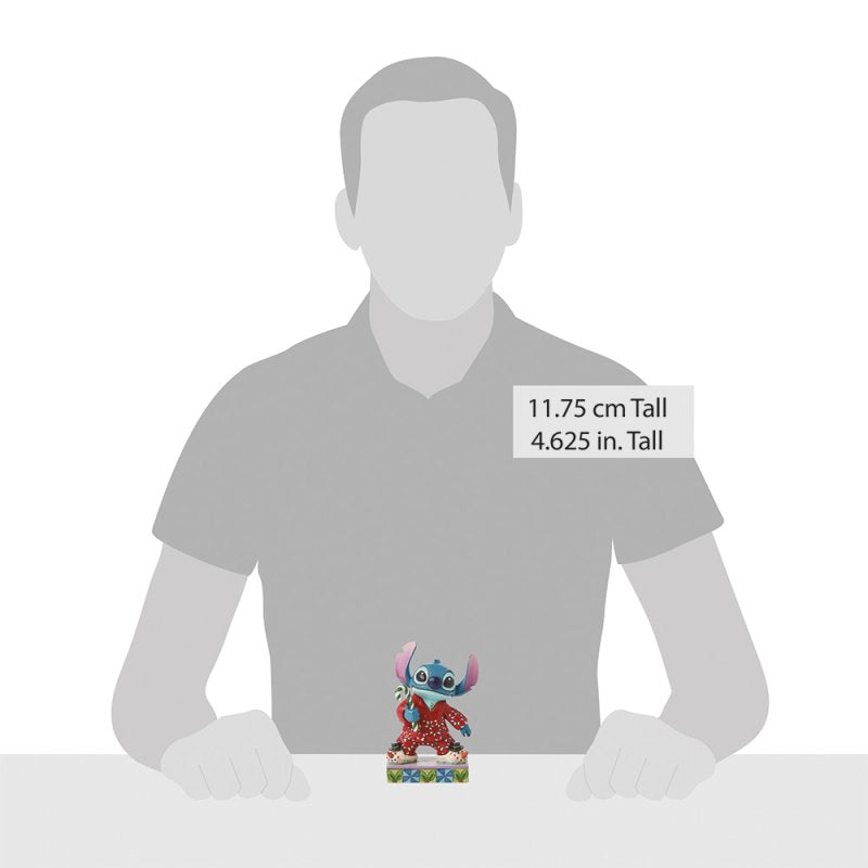 Disney Traditions by Jim Shore Christmas Figurine - Stitch in PJs - 12cm | Delivery ± 3 weeks