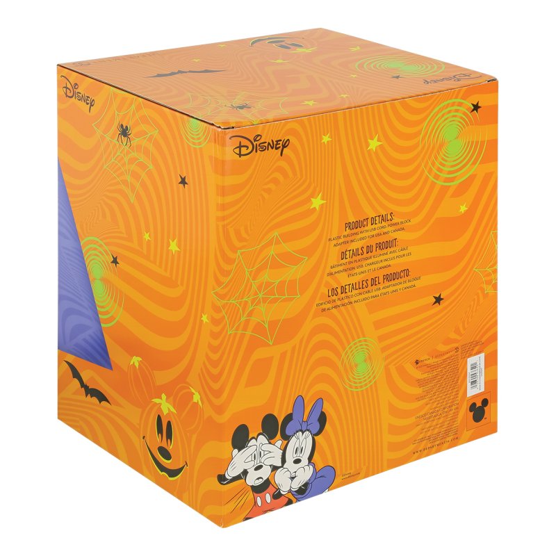 Department 56 Disney Village Halloween Decoration - Pumpkintown Illuminated Ferris Wheel - 33.5cm | Delivery ± 3 weeks