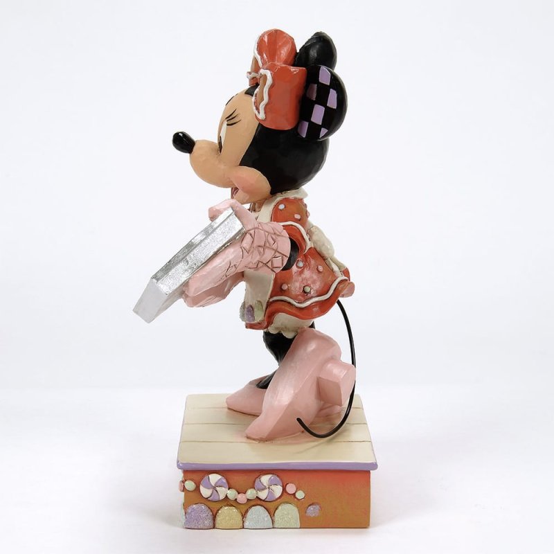 Disney Traditions by Jim Shore Christmas Figurine - Minnie Mouse Gingerbread Cookies - 14cm | Delivery ± 3 weeks