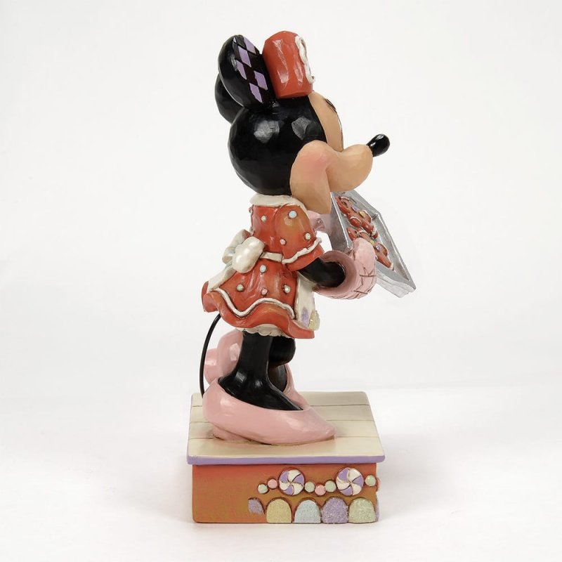 Disney Traditions by Jim Shore Christmas Figurine - Minnie Mouse Gingerbread Cookies - 14cm | Delivery ± 3 weeks