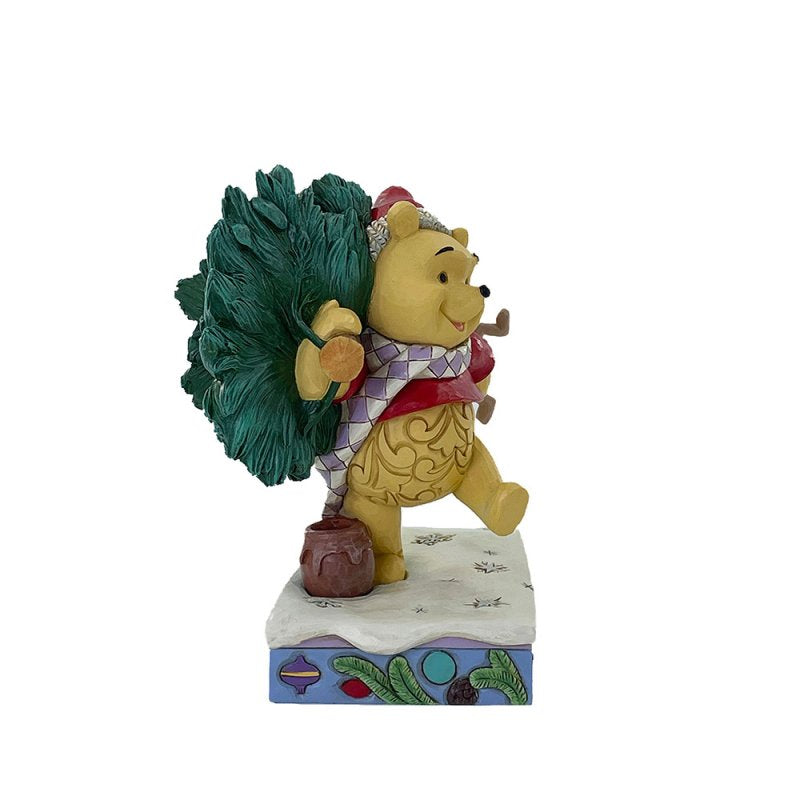 Disney Traditions by Jim Shore Christmas Figurine - Winnie the Pooh & Friends with Christmas Tree - 16cm | Delivery ± 3 weeks