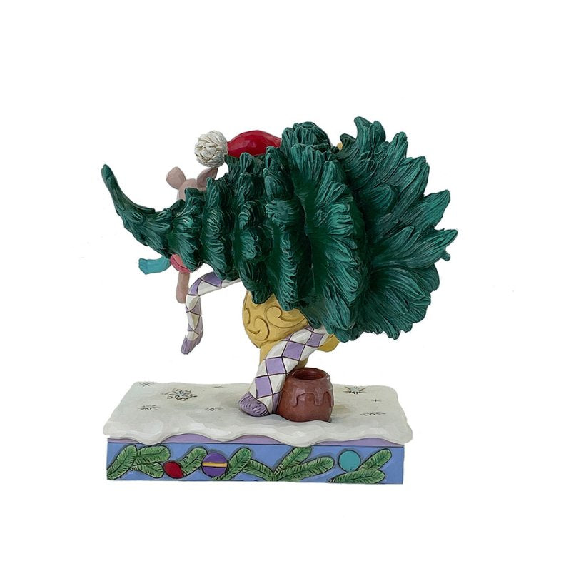 Disney Traditions by Jim Shore Christmas Figurine - Winnie the Pooh & Friends with Christmas Tree - 16cm | Delivery ± 3 weeks