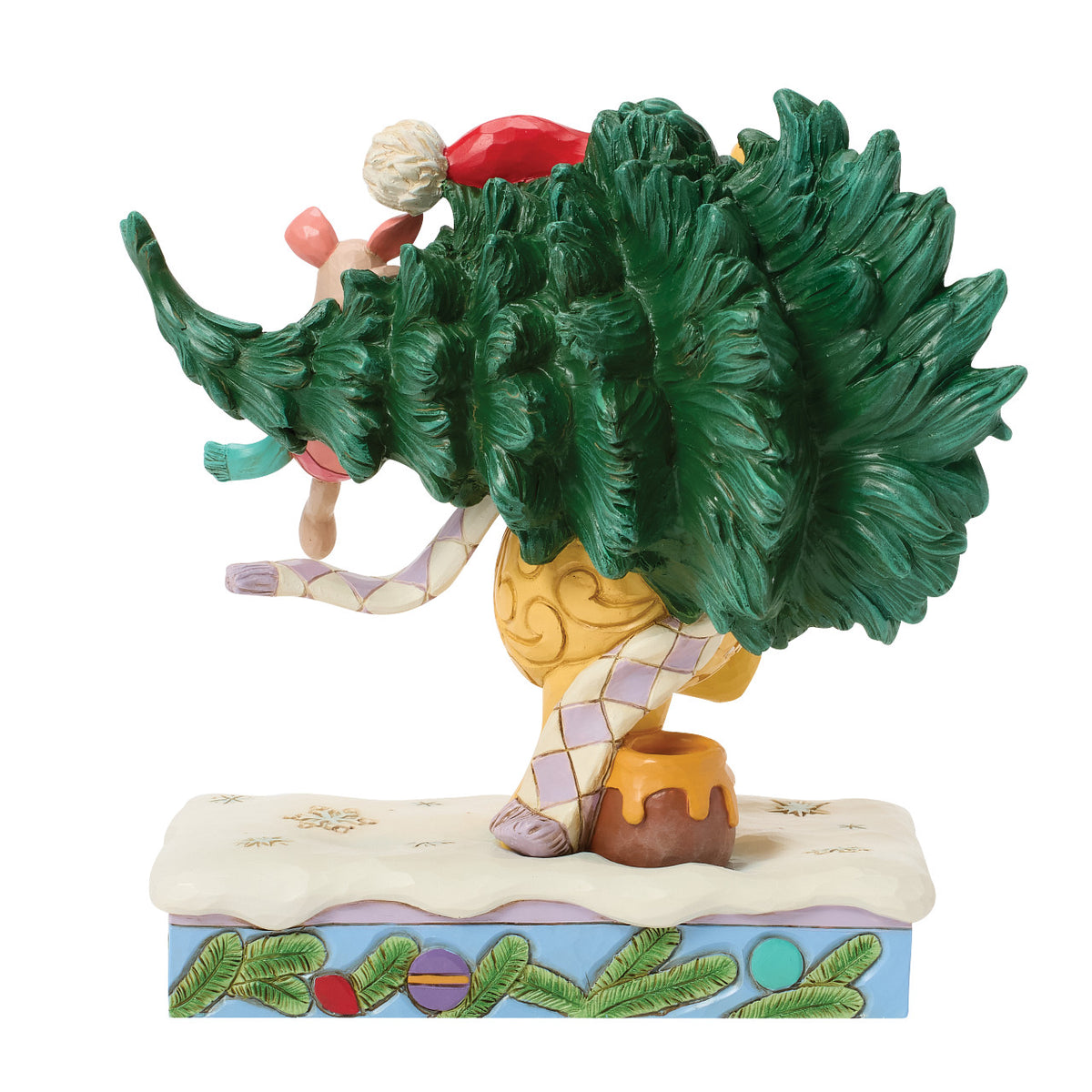 Disney Traditions by Jim Shore Christmas Figurine - Winnie the Pooh & Friends with Christmas Tree - 16cm | Delivery ± 3 weeks