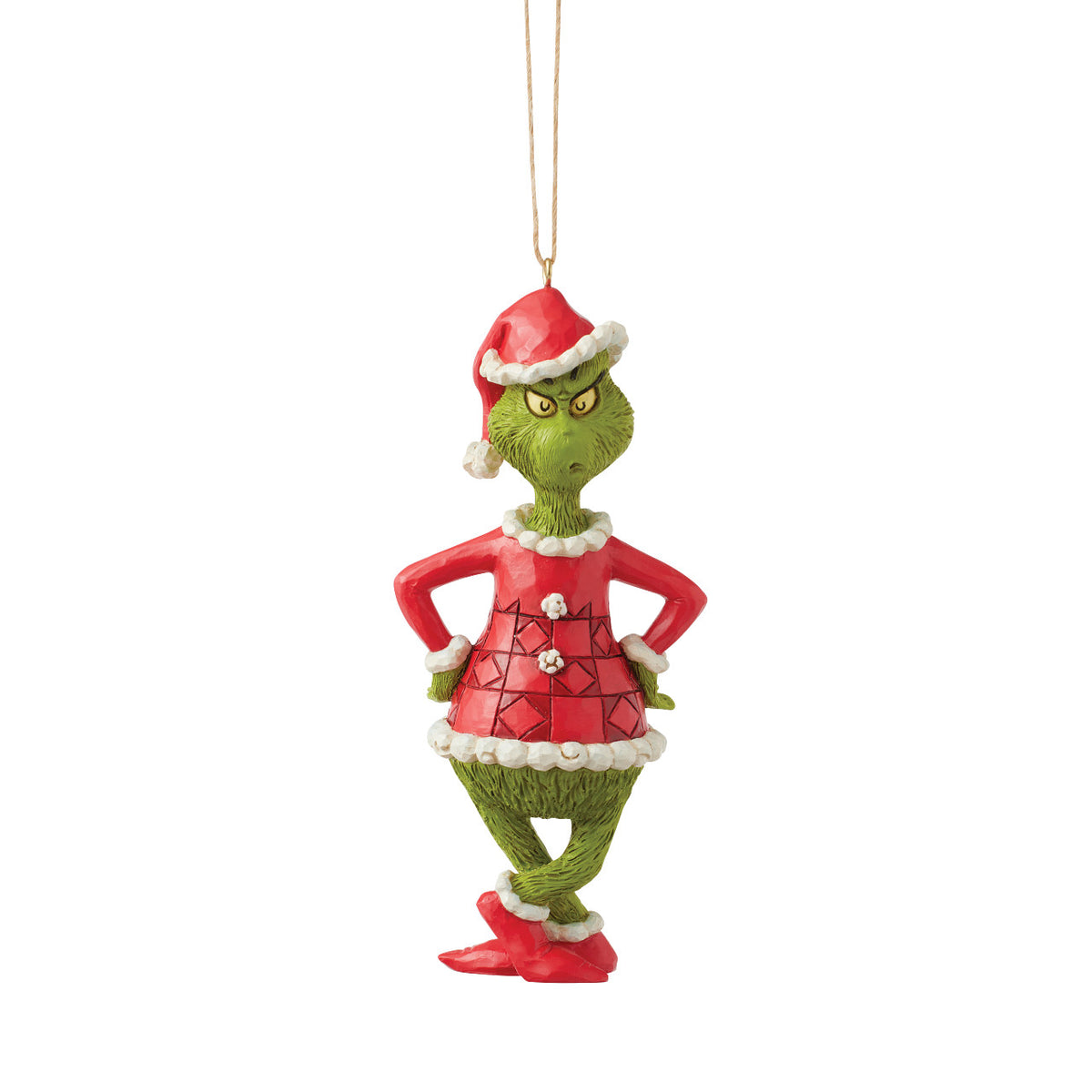 Jim Shore The Grinch Christmas Ornament - Hands on Hips - 13.5cm | Delivery ± 3 weeks