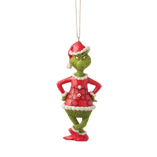 Jim Shore The Grinch Christmas Ornament - Hands on Hips - 13.5cm