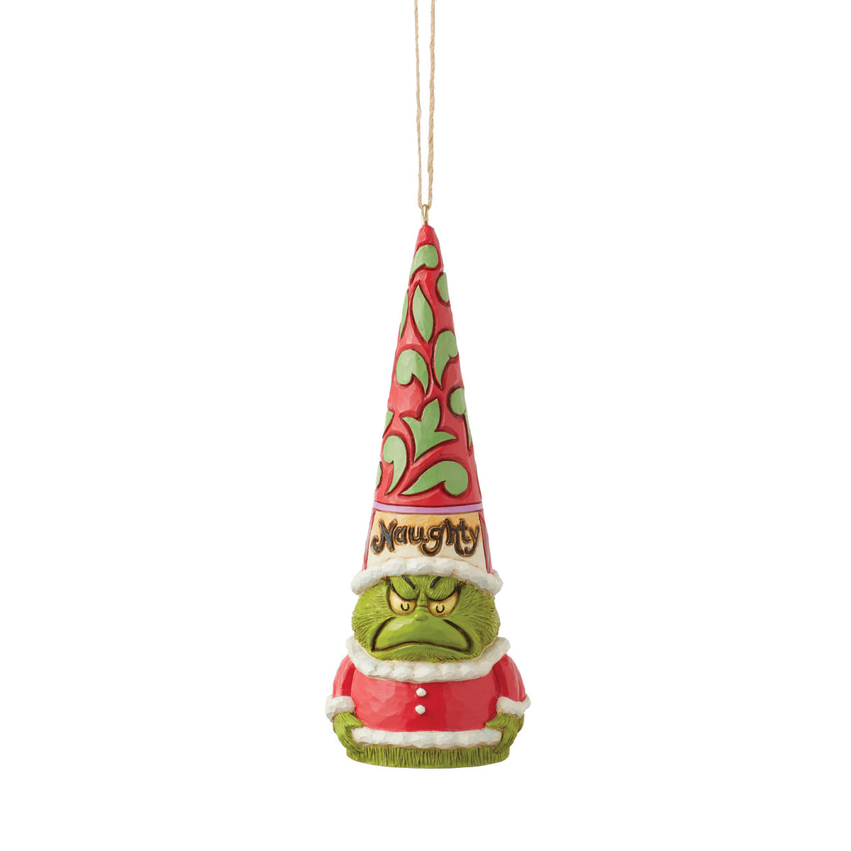 Jim Shore The Grinch Christmas Ornament - Naughty & Nice Gnome - 13.5cm | Delivery ± 3 weeks