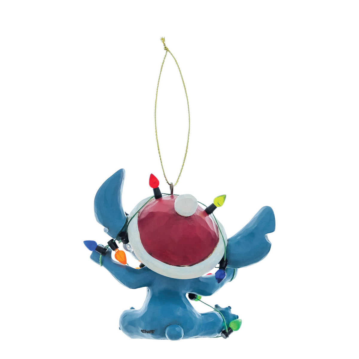 Disney Traditions by Jim Shore Christmas Ornament - Stitch Wrapped in Lights - 8cm | Delivery ± 3 weeks