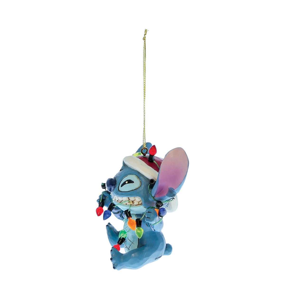 Disney Traditions by Jim Shore Christmas Ornament - Stitch Wrapped in Lights - 8cm | Delivery ± 3 weeks