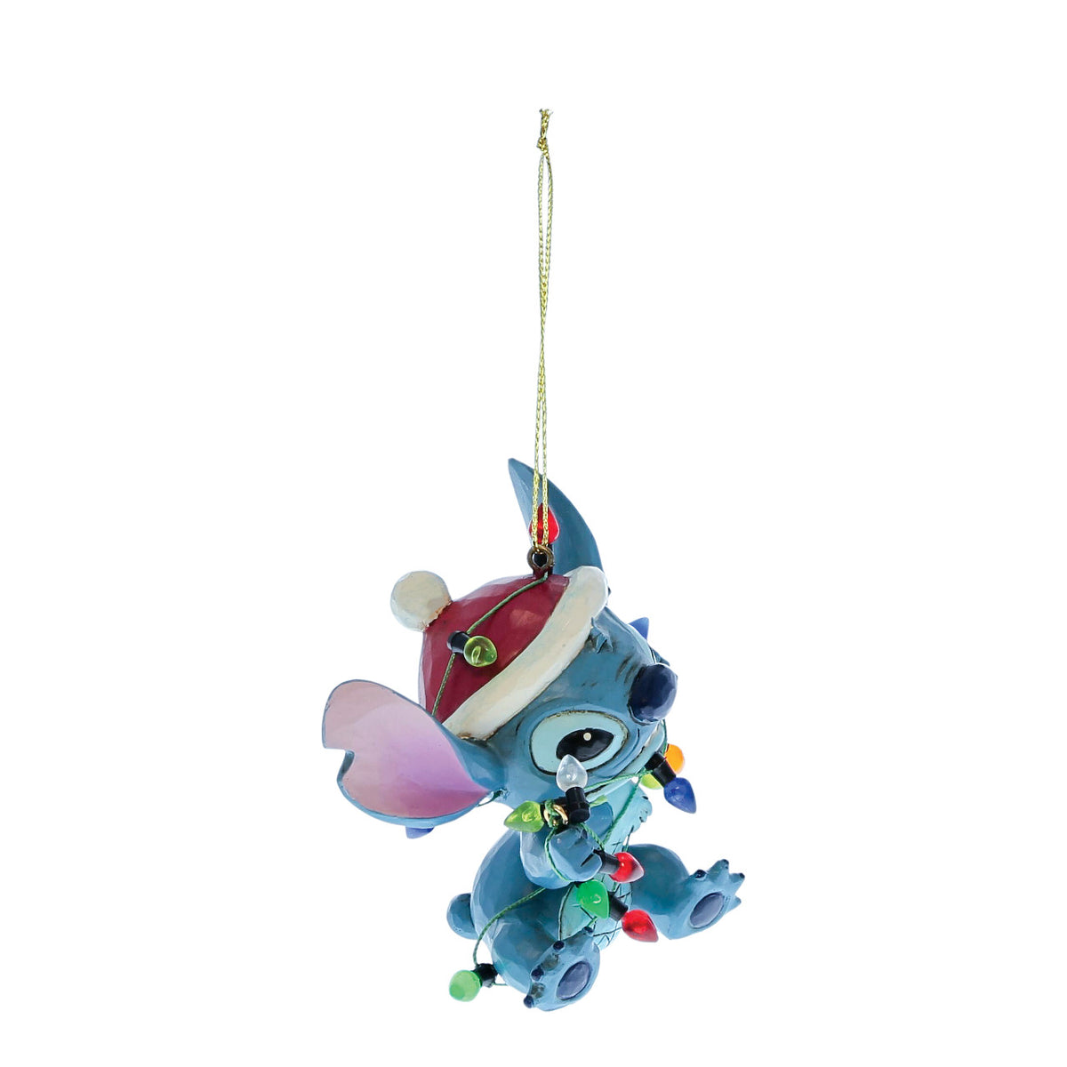 Disney Traditions by Jim Shore Christmas Ornament - Stitch Wrapped in Lights - 8cm | Delivery ± 3 weeks