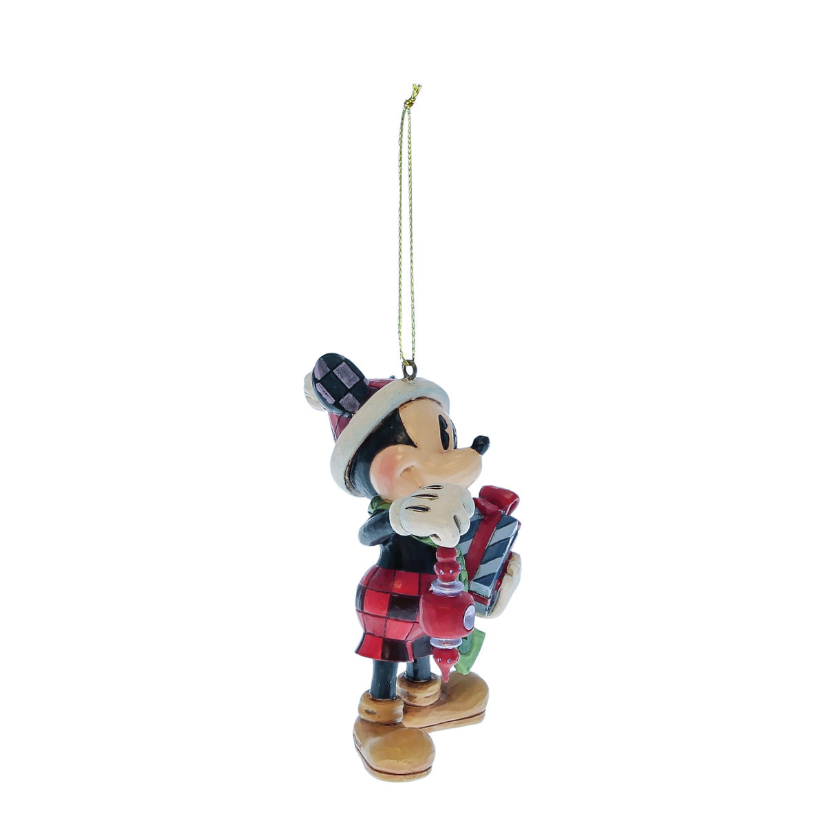 Disney Traditions by Jim Shore Christmas Ornament - Mickey Mouse Holding Gifts - 9cm | Delivery ± 3 weeks