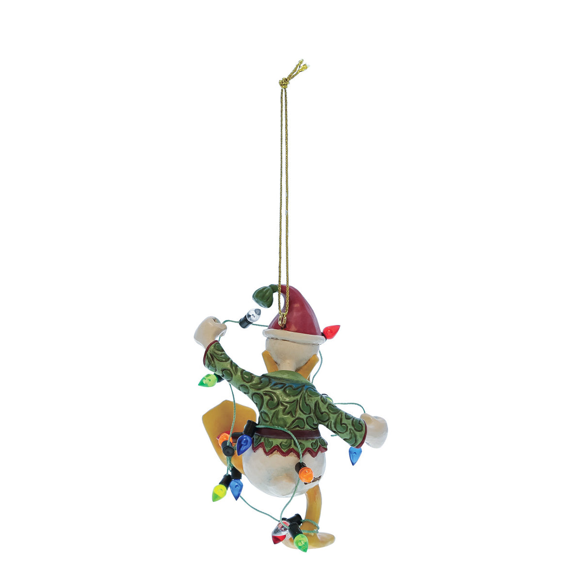 Disney Traditions by Jim Shore Christmas Ornament - Donald Duck Wrapped in Lights - 9cm | Delivery ± 3 weeks