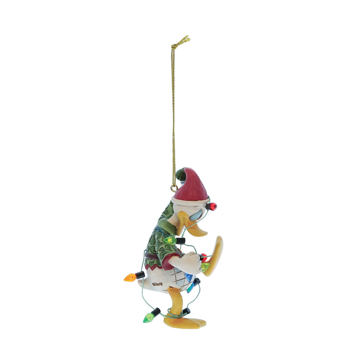 Disney Traditions by Jim Shore Christmas Ornament - Donald Duck Wrapped in Lights - 9cm | Delivery ± 3 weeks