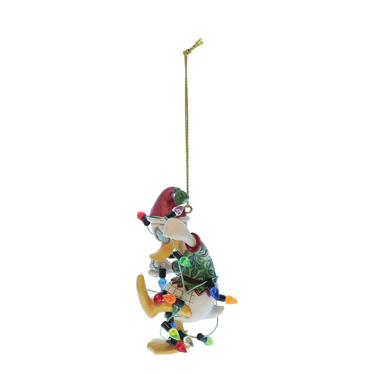 Disney Traditions by Jim Shore Christmas Ornament - Donald Duck Wrapped in Lights - 9cm | Delivery ± 3 weeks
