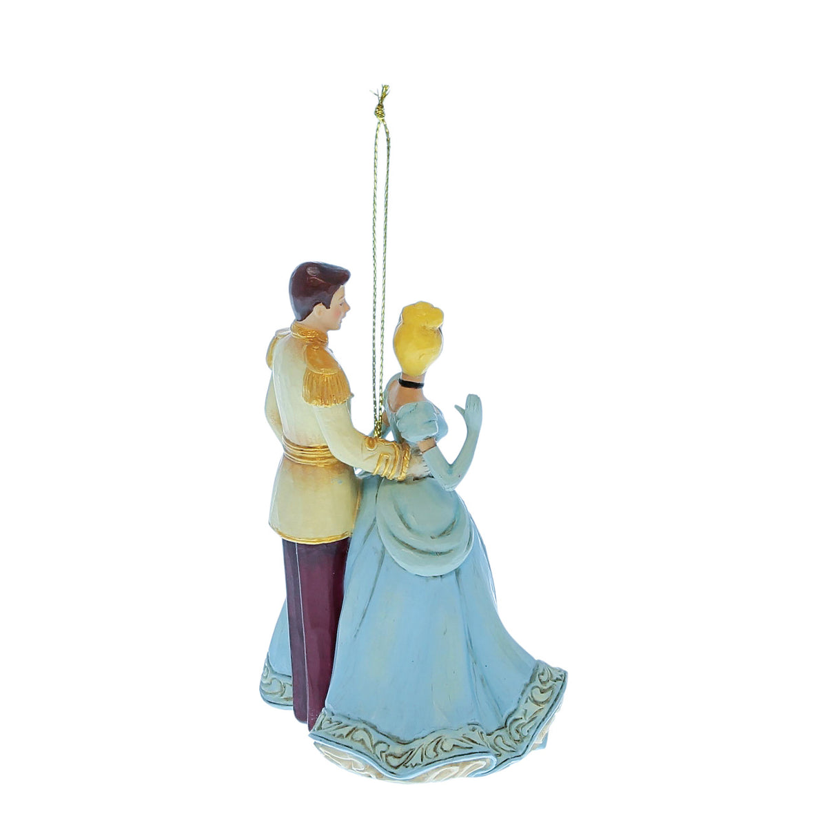 Disney Traditions by Jim Shore Christmas Ornament - Cinderella & Prince Charming - 10cm | Delivery ± 3 weeks