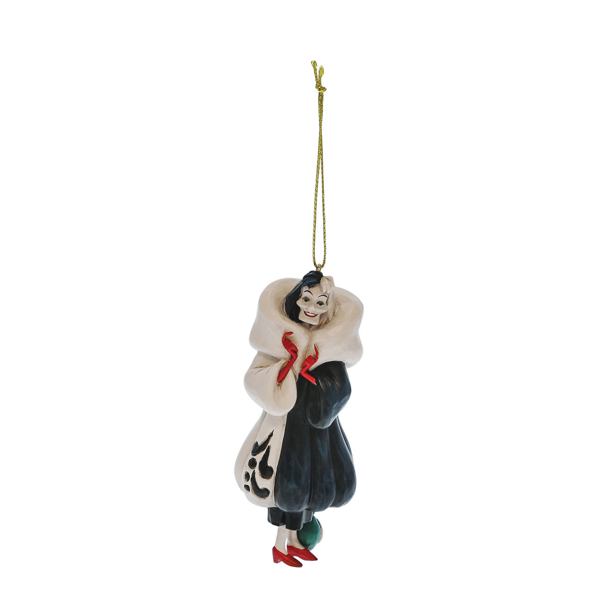 Disney Traditions by Jim Shore Christmas Ornament - Cruella de Vil - 11cm | Delivery ± 3 weeks