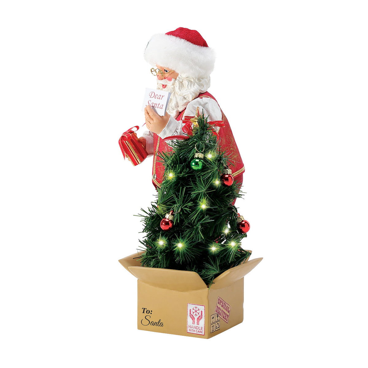 Department 56 Possible Dreams Christmas Figurine - Pop-Up Tree - 27cm | Delivery ± 3 weeks