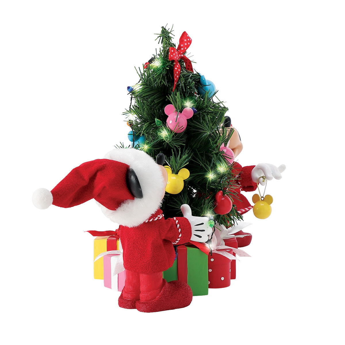 Department 56 Possible Dreams Disney Christmas Figurine - Mickey and Minnie Mouse Decorations - 33cm | Delivery ± 4 weeks
