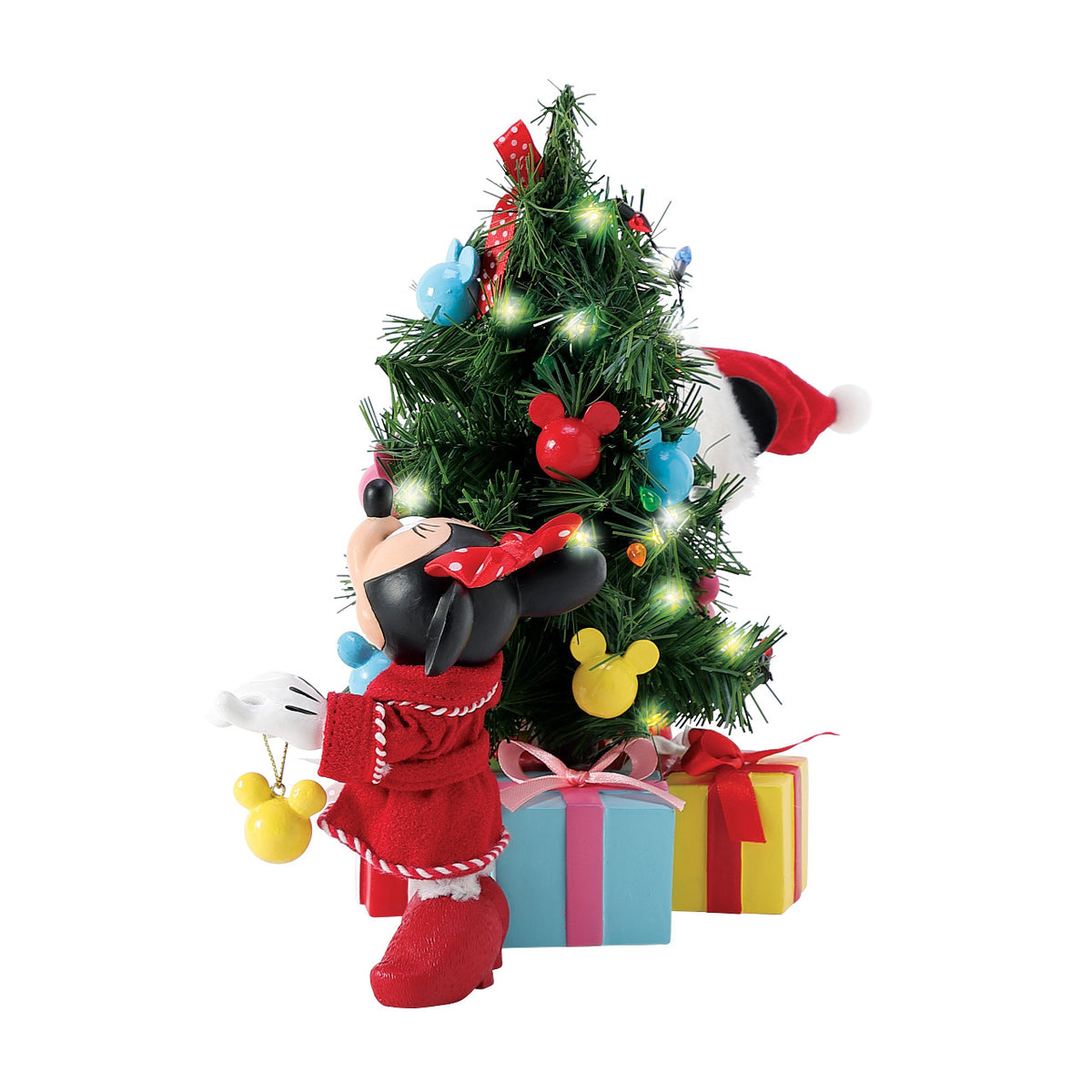 Department 56 Possible Dreams Disney Christmas Figurine - Mickey and Minnie Mouse Decorations - 33cm | Delivery ± 4 weeks