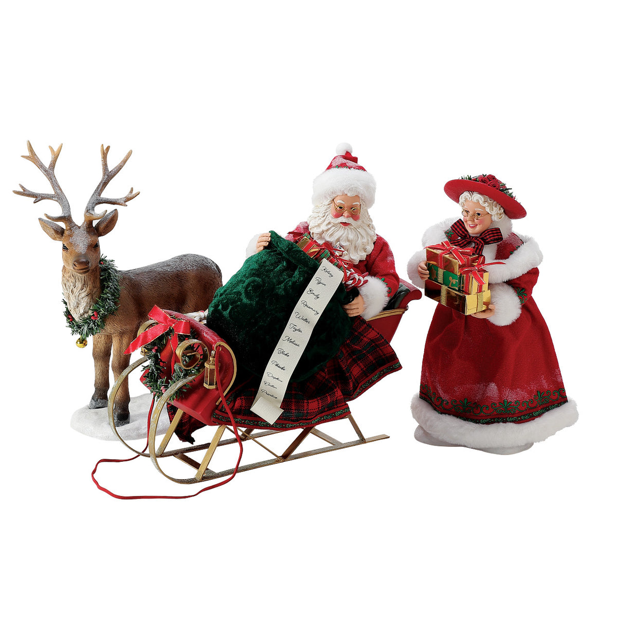 Department 56 Possible Dreams Christmas Figurine - Filling the Sleigh - 36cm | Delivery ± 3 weeks