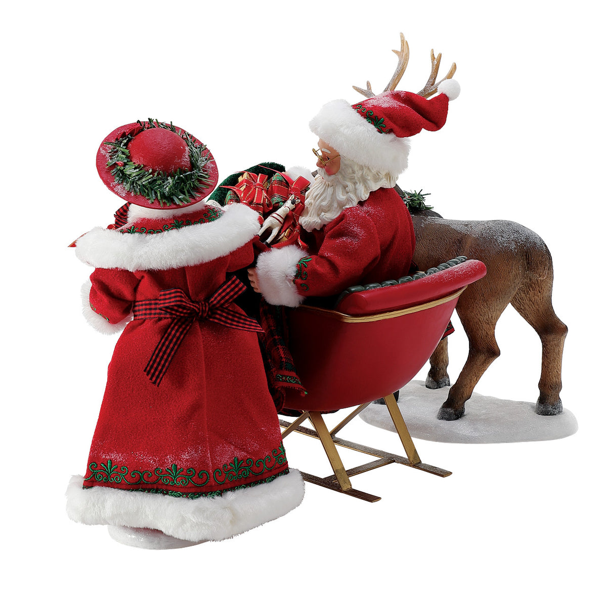 Department 56 Possible Dreams Christmas Figurine - Filling the Sleigh - 36cm | Delivery ± 3 weeks