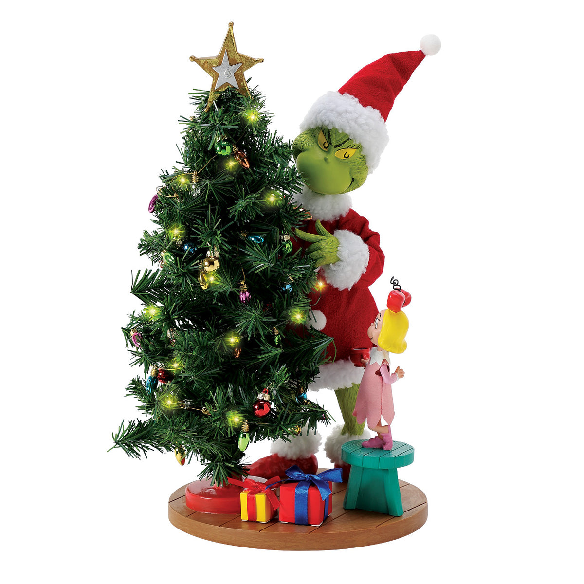 Department 56 Possible Dreams The Grinch Christmas Figurine - Fixing the Light - 37cm | Delivery ± 4 weeks