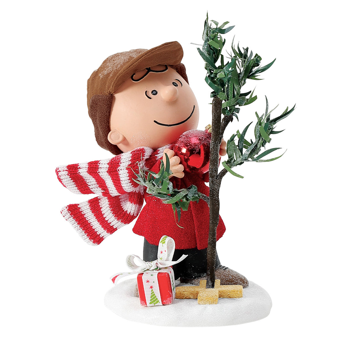 Department 56 Possible Dreams Peanuts Christmas Figurine - Charlie Brown's Iconic Tree - 18cm | Delivery ± 3 weeks