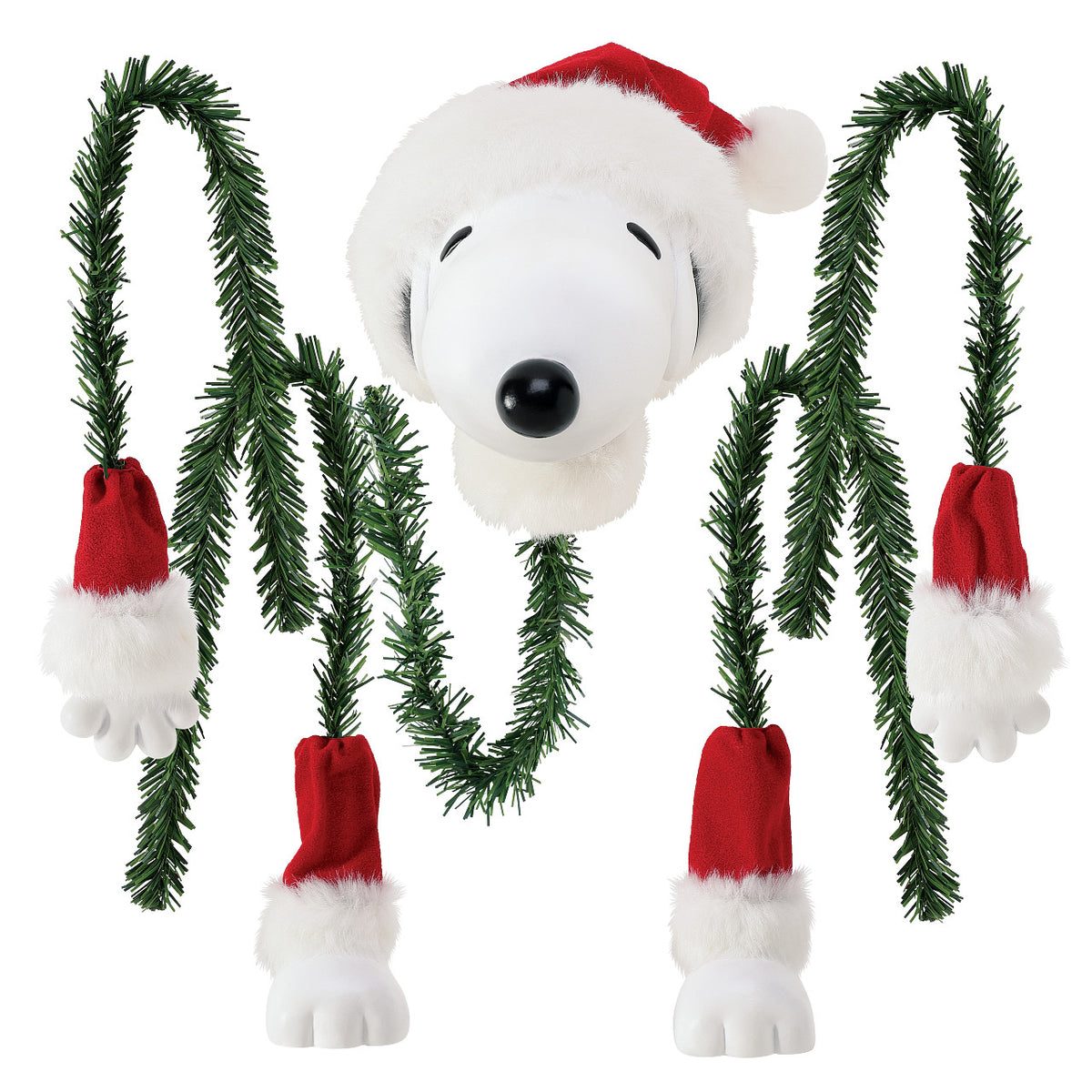 Department 56 Possible Dreams Peanuts Christmas Tree Decoration - Snoopy in a Cinch - 20.5cm | Delivery ± 3 weeks