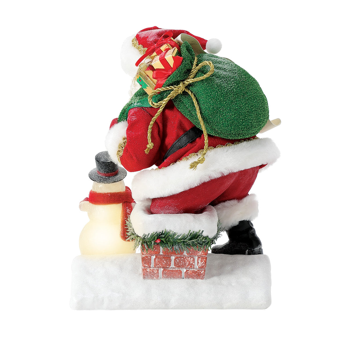 Department 56 Possible Dreams Christmas Figurine - Santa Stops Here - 27cm | Delivery ± 3 weeks