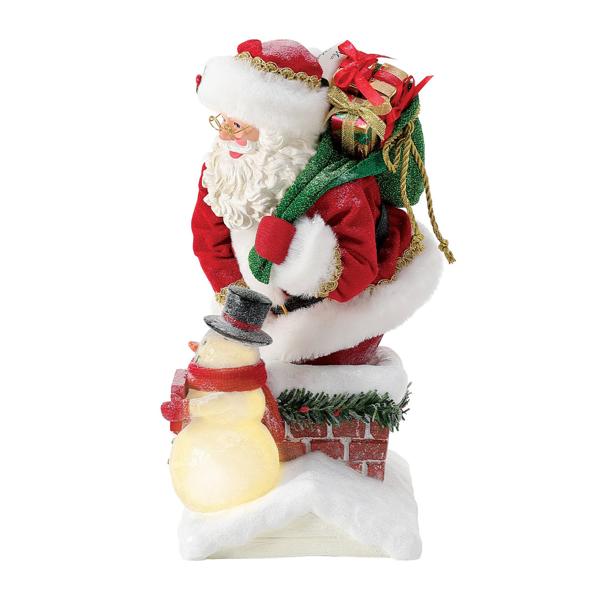 Department 56 Possible Dreams Christmas Figurine - Santa Stops Here - 27cm | Delivery ± 3 weeks