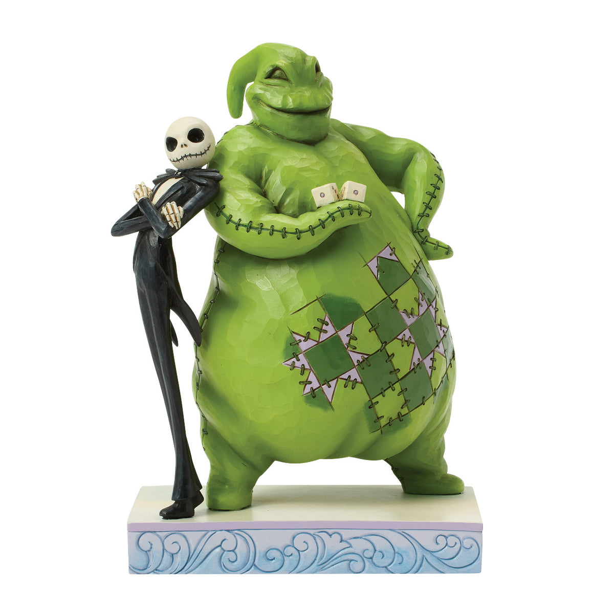 Disney Traditions by Jim Shore Halloween Figurine - Jack Skellington & Oogie Boogie - 22cm | Delivery ± 3 weeks