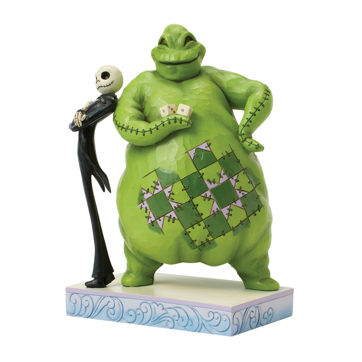 Disney Traditions by Jim Shore Halloween Figurine - Jack Skellington & Oogie Boogie - 22cm | Delivery ± 3 weeks