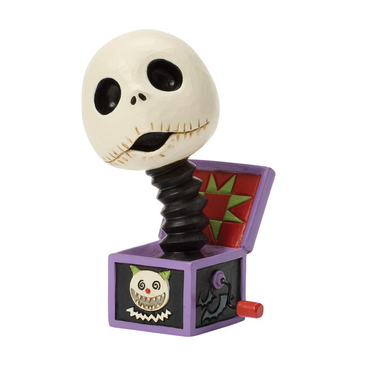 Disney Traditions by Jim Shore Halloween Figurine - Jack Skellington in Jack-in-the-Box - 10cm | Delivery ± 3 weeks