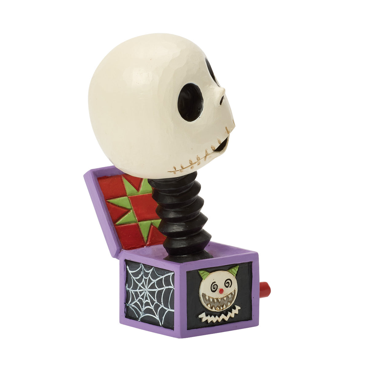 Disney Traditions by Jim Shore Halloween Figurine - Jack Skellington in Jack-in-the-Box - 10cm | Delivery ± 3 weeks