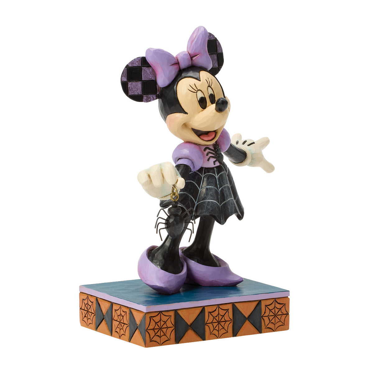 Disney Traditions by Jim Shore Halloween Figurine - Minnie Mouse in Spider Dress - 16.5cm | Delivery ± 3 weeks