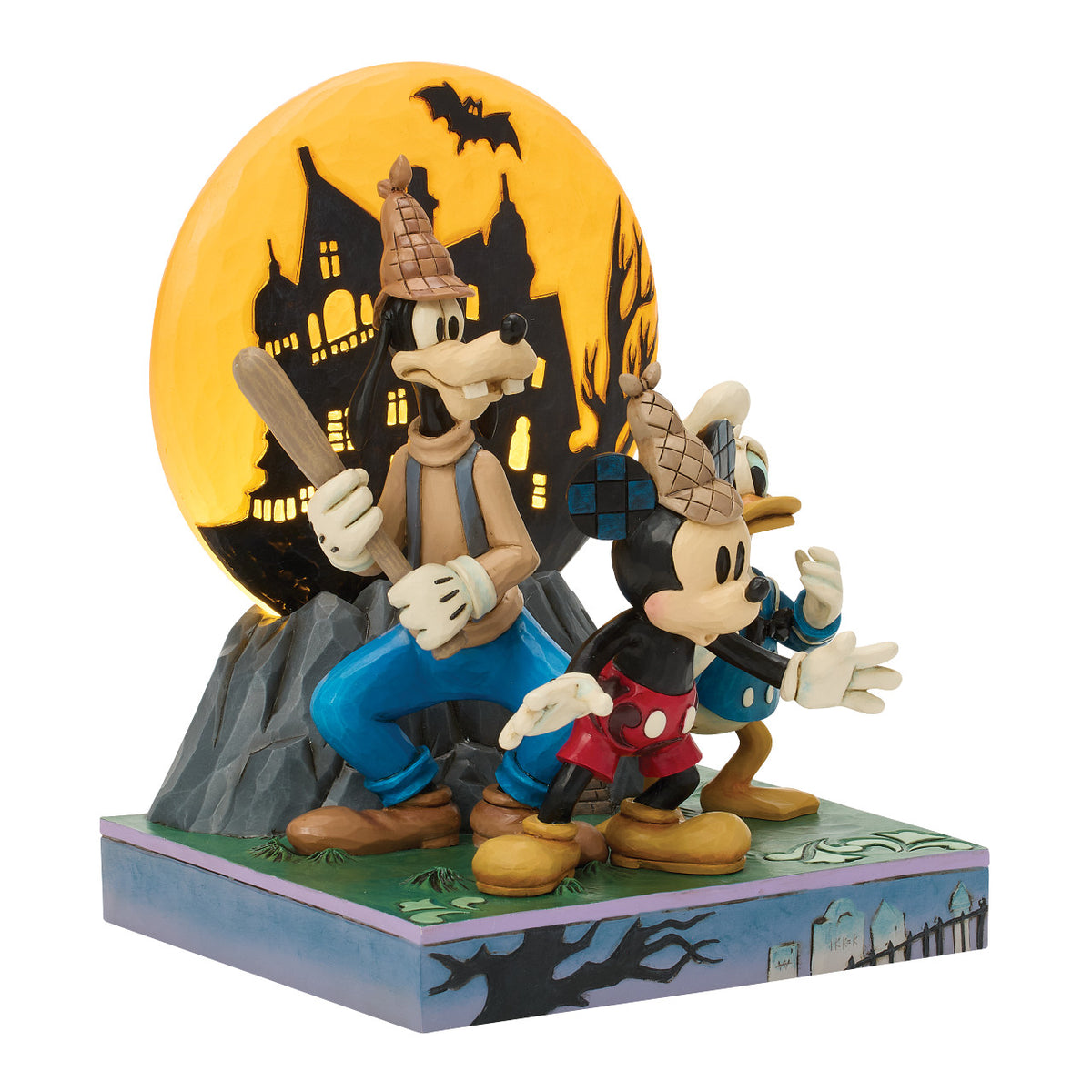 Disney Traditions by Jim Shore Halloween Figurine - Lonesome Ghosts with LED - 21.5cm | Delivery ± 3 weeks