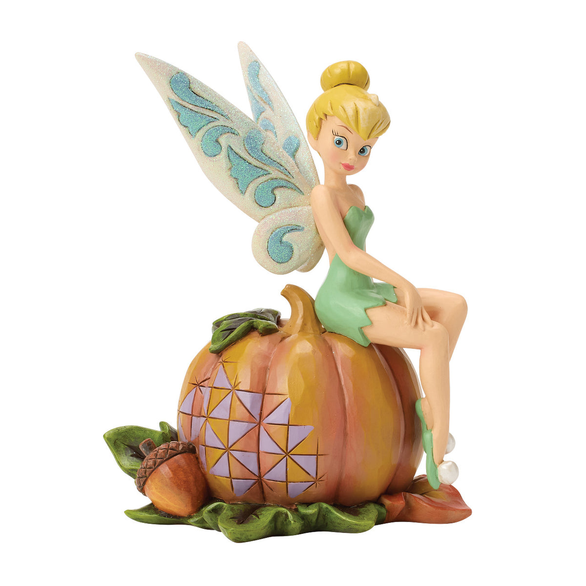 Disney Traditions by Jim Shore Halloween Figurine - Tinker Bell on Pumpkin - 14.5cm | Delivery ± 3 weeks