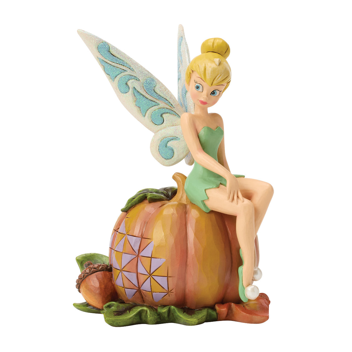 Disney Traditions by Jim Shore Halloween Figurine - Tinker Bell on Pumpkin - 14.5cm | Delivery ± 3 weeks