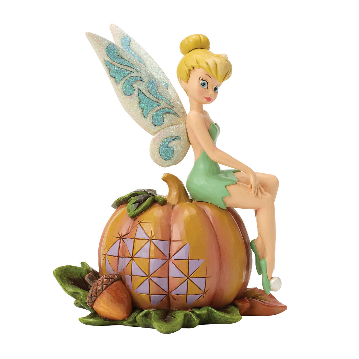 Disney Traditions by Jim Shore Halloween Figurine - Tinker Bell on Pumpkin - 14.5cm | Delivery ± 3 weeks